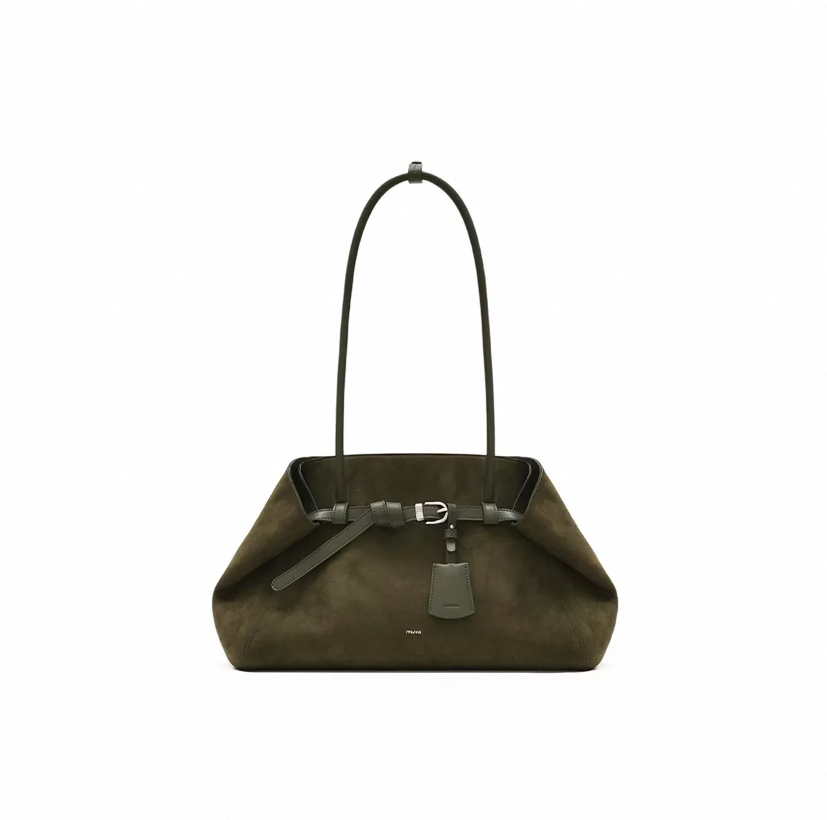 Muva Large Folded-Edge Underarm Tote Bag