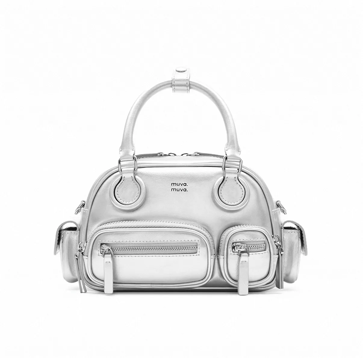 Muva Multi Pocket Leather Bowling Bag