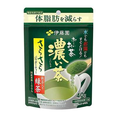 Itoen Oi Ocha Fat Loss Boost Low Calorie Instant Strong Tea Matcha Powder 40g