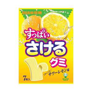 UHA Tear-and-Eat Sour Gummy Candy Sour Lemon Flavor (7pcs)